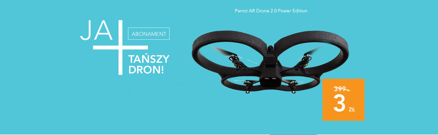 Dron Parrot AR Drone 2.0  w nowej super cenie.