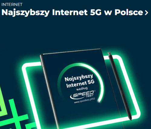 Plus 5G – najszybszy internet w Polsce
